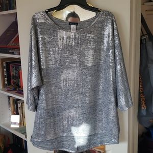 Silver blouse
